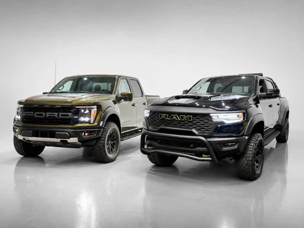 Ford F-150 Raptor und RAM 1500 RHO